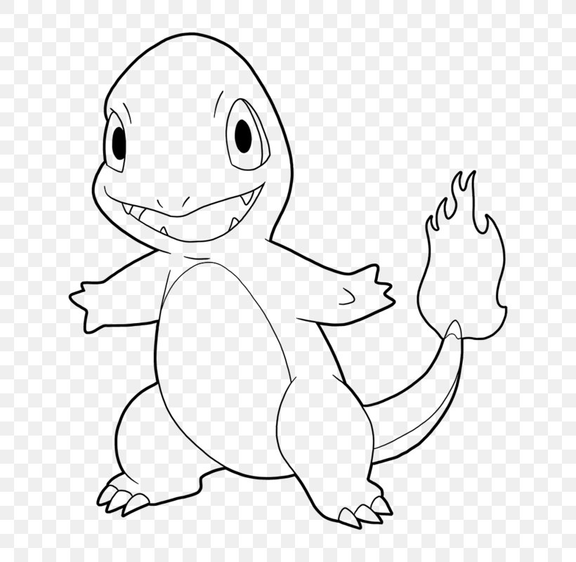 Drawing Charmander Line Art Coloring Book, PNG, 800x800px, Watercolor, Cartoon, Flower, Frame, Heart Download Free