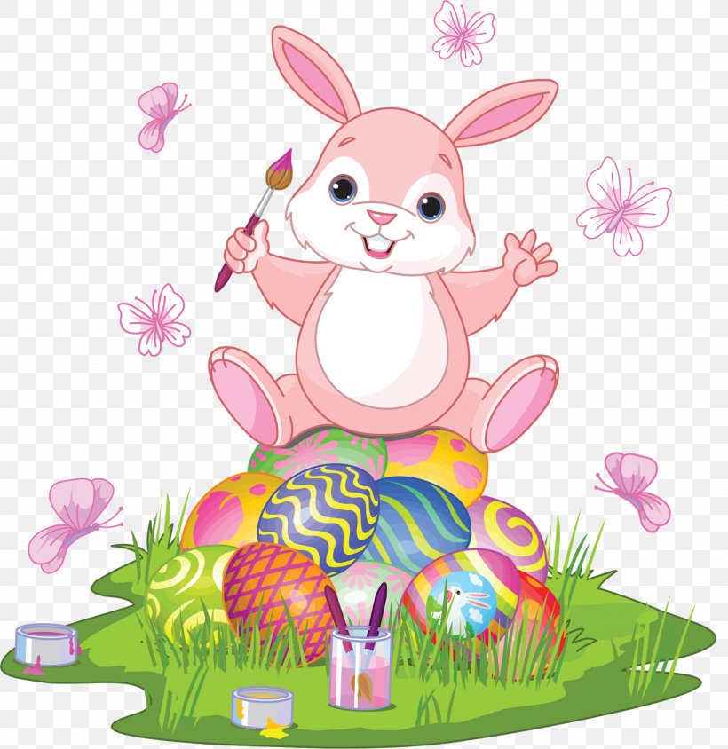 Easter Bunny Egg Clip Art, PNG, 1554x1600px, Easter Bunny, Basket, Can Stock Photo, Domestic Rabbit, Easter Download Free
