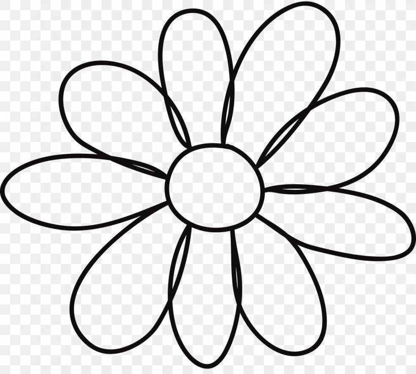 Petal Flower Clip Art, PNG, 1710x1537px, Petal, Area, Black And White, Common Daisy, Common Sunflower Download Free