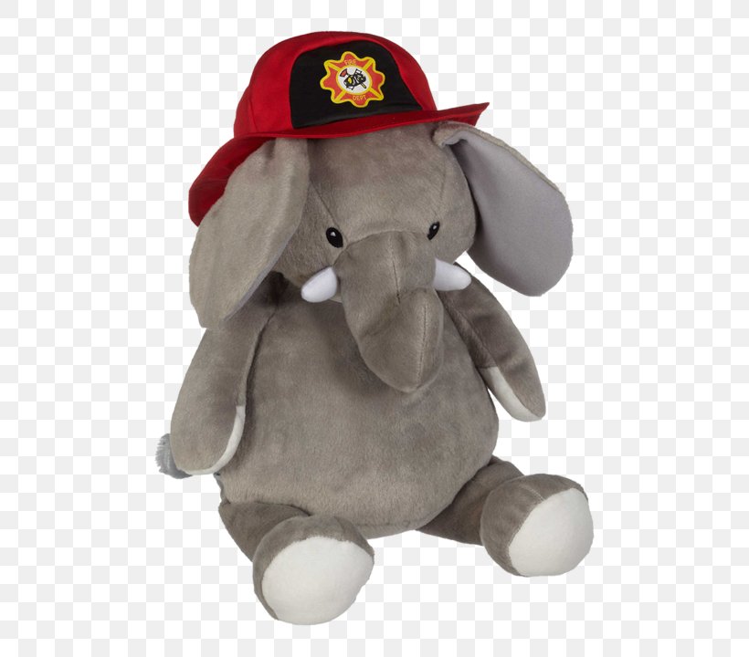 Firefighter's Helmet Stuffed Animals & Cuddly Toys Hat Stock Photography, PNG, 720x720px, Firefighter, Cap, Clothing Accessories, Elephant, Elephants And Mammoths Download Free