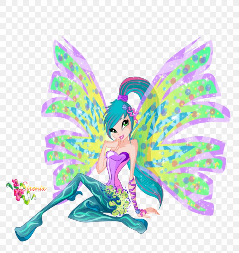 Stella Bloom Tecna Sirenix Fairy, PNG, 869x920px, Stella, Aisha, Animation, Bloom, Butterfly Download Free
