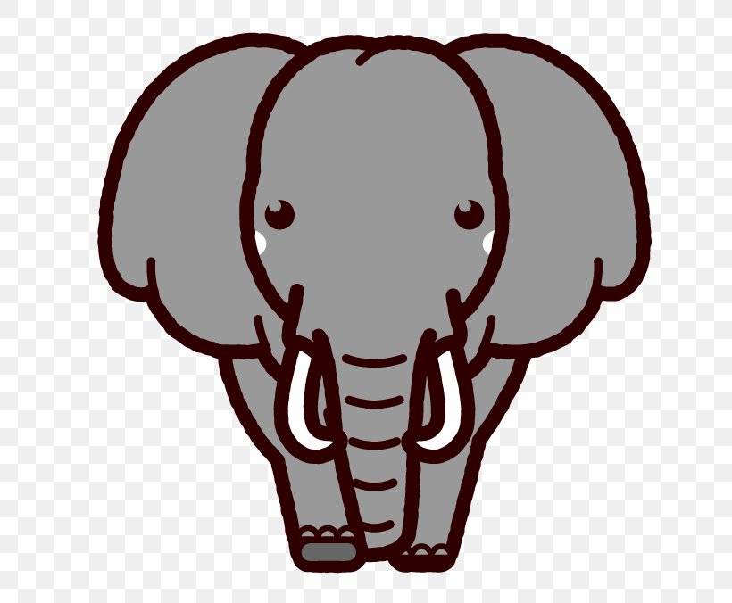 Indian Elephant African Elephant Elephantidae Clip Art, PNG, 678x676px, Watercolor, Cartoon, Flower, Frame, Heart Download Free