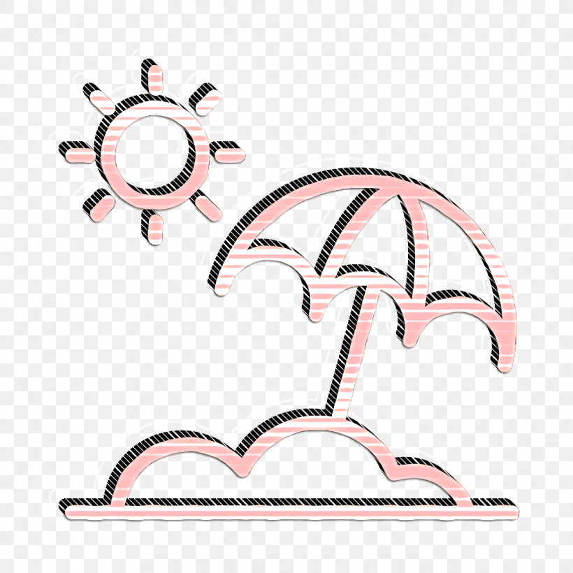 Sun Umbrella Icon Beach Icon Summer Icon, PNG, 1136x1136px, Sun Umbrella Icon, Beach Icon, Cartoon, Geometry, Headgear Download Free