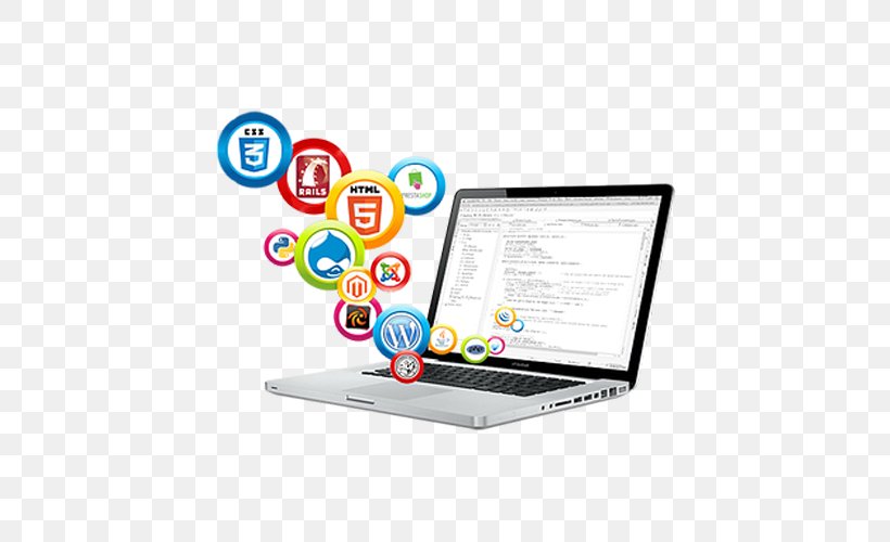Web Development Responsive Web Design Content Management System Website, PNG, 504x500px, Web Development, Brand, Communication, Content, Content Management System Download Free