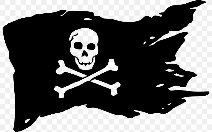 Jolly Roger Bartholomew Roberts Flag Piracy Skull And Crossbones, PNG, 800x509px, Jolly Roger, Bartholomew Roberts, Black, Black And White, Bone Download Free