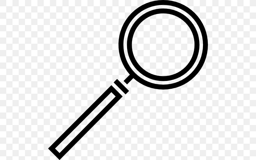 Magnifying Glass Clip Art, PNG, 512x512px, Magnifying Glass, Black And White, Glass, Hardware, Magnifier Download Free