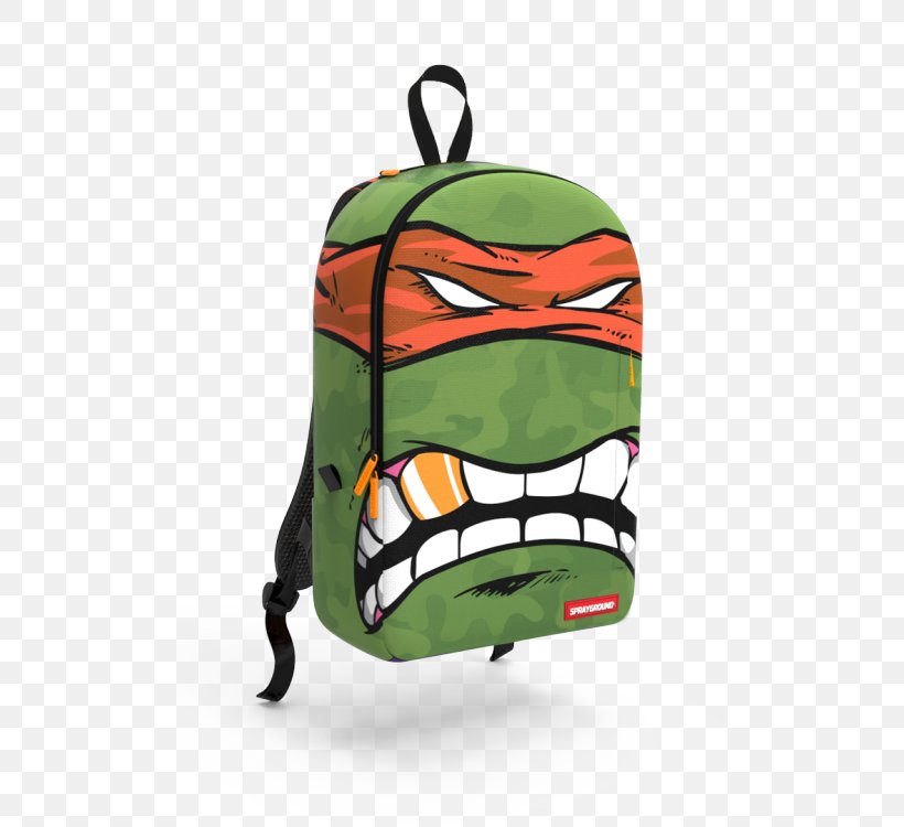 Michelangelo Teenage Mutant Ninja Turtles Donatello Raphael, PNG, 500x750px, Michelangelo, Backpack, Bag, Cartoon, Donatello Download Free