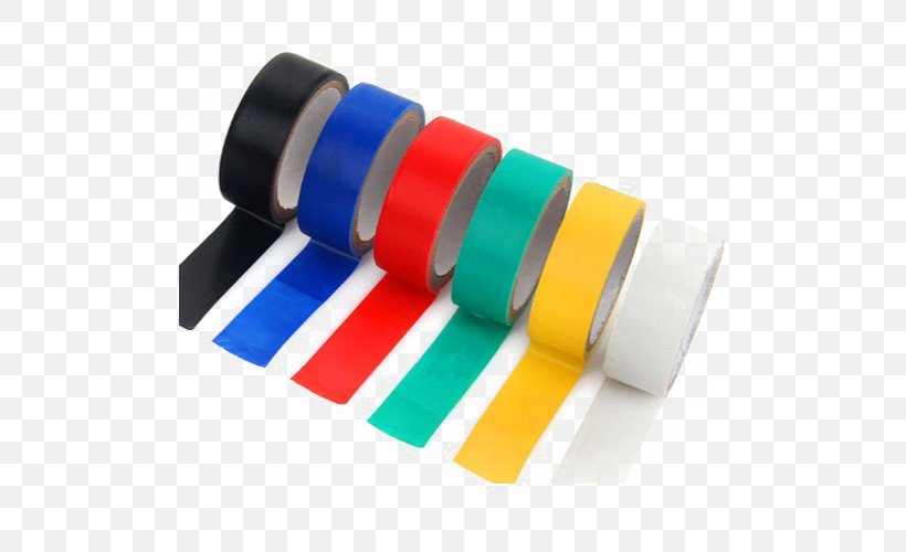 Adhesive Tape Electrical Tape Polyvinyl Chloride Wire Plastic, PNG, 500x500px, Adhesive Tape, Adhesive, Boxsealing Tape, Building Insulation, Business Download Free