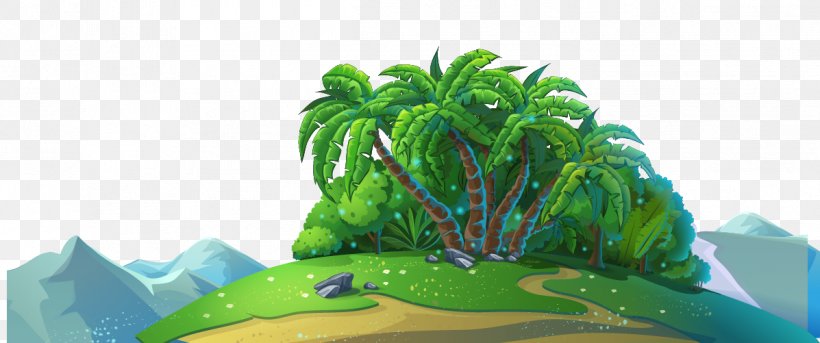 Euclidean Vector Photography Illustration, PNG, 1197x501px, Photography, Arecaceae, Drawing, Grass, Green Download Free