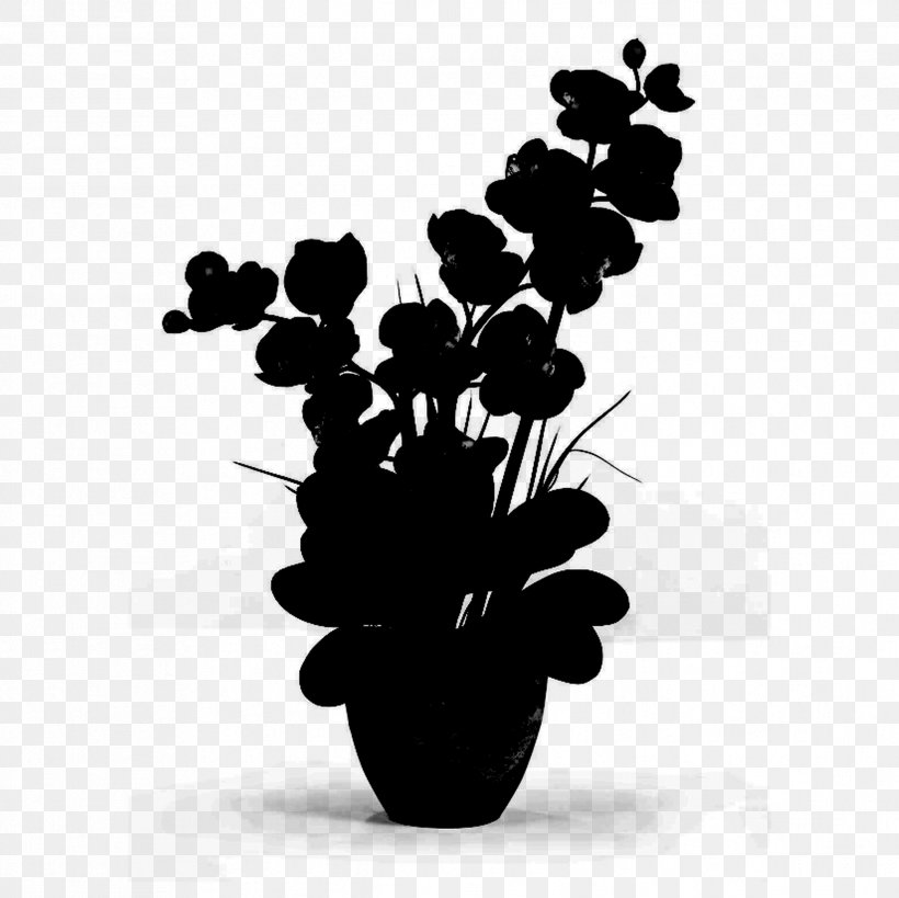 Flower Product Design Silhouette Font, PNG, 2433x2433px, Flower, Blackandwhite, Botany, Flowering Plant, Flowerpot Download Free