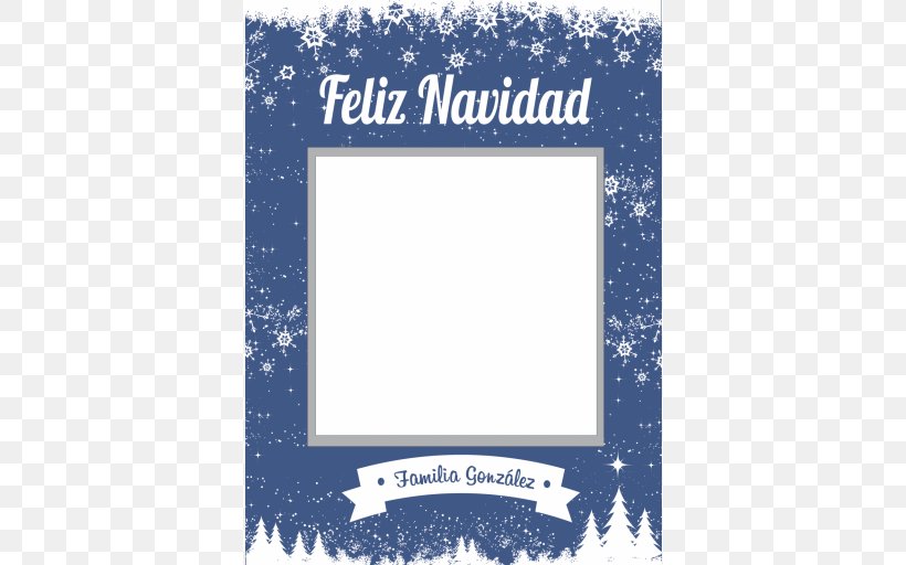 Picture Frames Christmas Card Pattern, PNG, 512x512px, Picture Frames, Area, Blue, Border, Christmas Download Free
