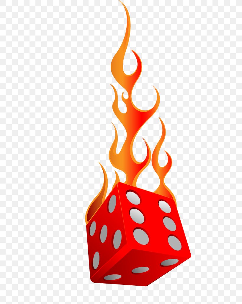 Dice Flame Fire Euclidean Vector, PNG, 553x1027px, Watercolor, Cartoon, Flower, Frame, Heart Download Free