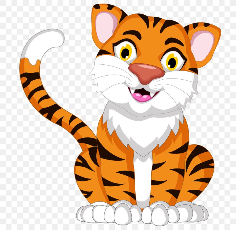 Tiger Royalty-free Cartoon Clip Art, PNG, 754x800px, Tiger, Artwork, Big Cats, Carnivoran, Cartoon Download Free