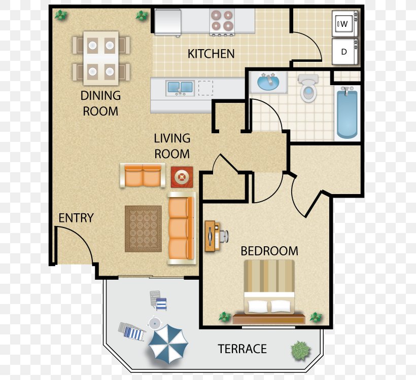 Apartment House River Ranch Townhomes For Rent Media Solutions Renting, PNG, 750x750px, Apartment, Area, Bed, California, Drawing Download Free