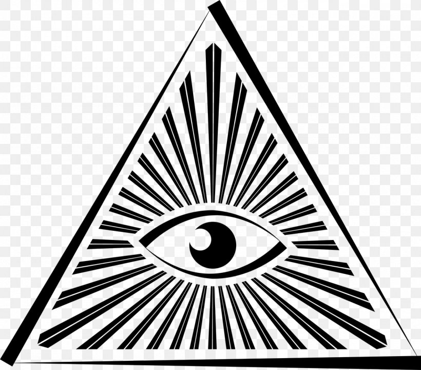 Eye Of Providence Illuminati Freemasonry Symbol, PNG, 1280x1124px, Eye Of Providence, Area, Black And White, Brand, Eye Download Free