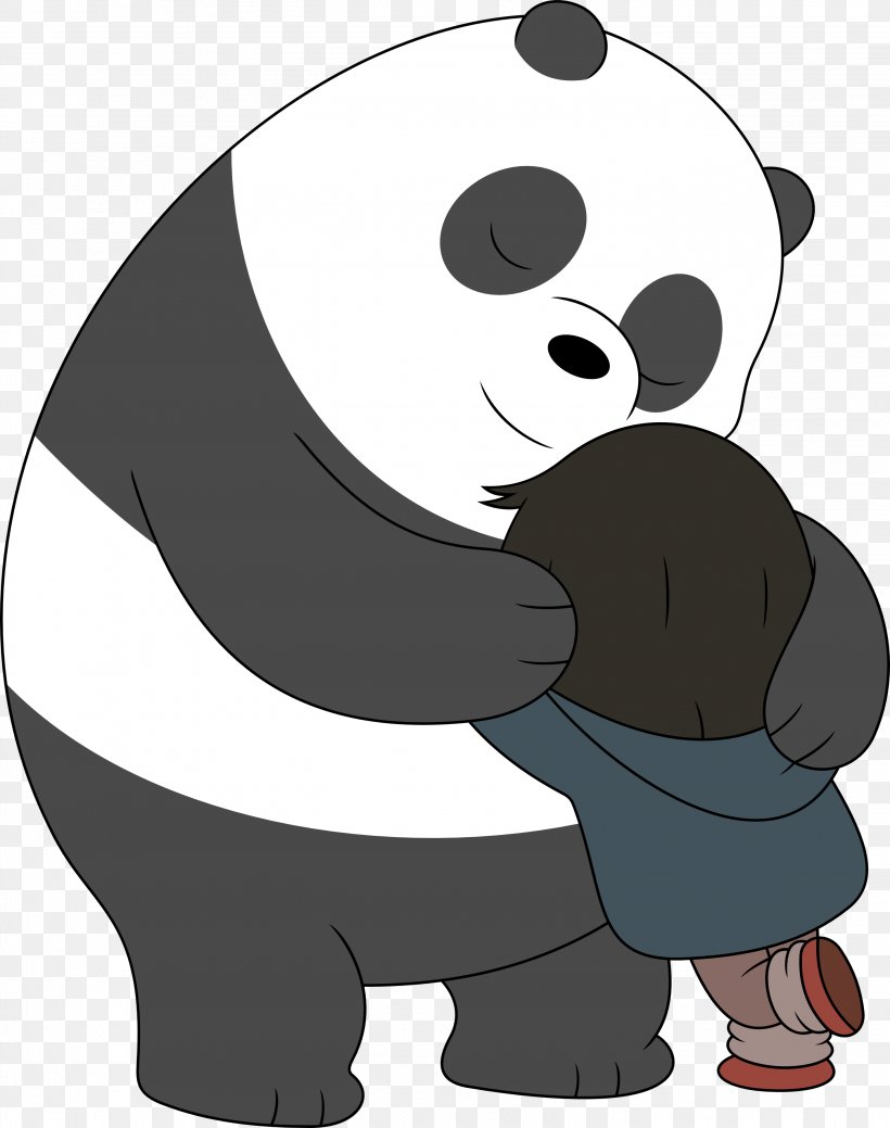 Giant Panda Bear Desktop Wallpaper Drawing Cuteness, PNG, 2835x3595px, Giant Panda, Animation, Art, Bear, Black Download Free