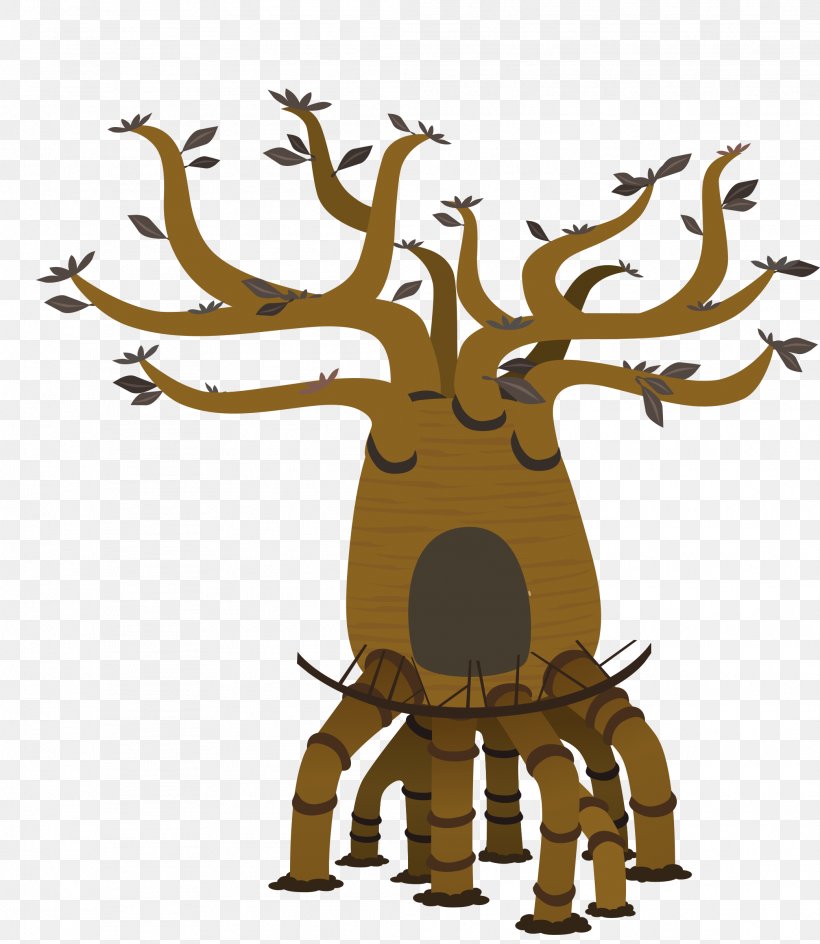 Clip Art Image Illustration, PNG, 2084x2400px, Reindeer, Antler, Deer, Elk, Fictional Character Download Free