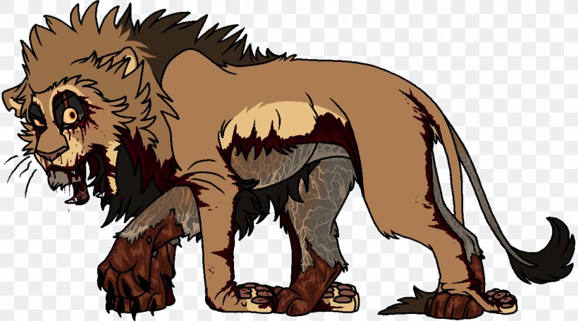 Lion Striped Hyena Spotted Hyena Drawing, PNG, 1314x732px, Lion, Big Cat, Big Cats, Carnivoran, Cartoon Download Free