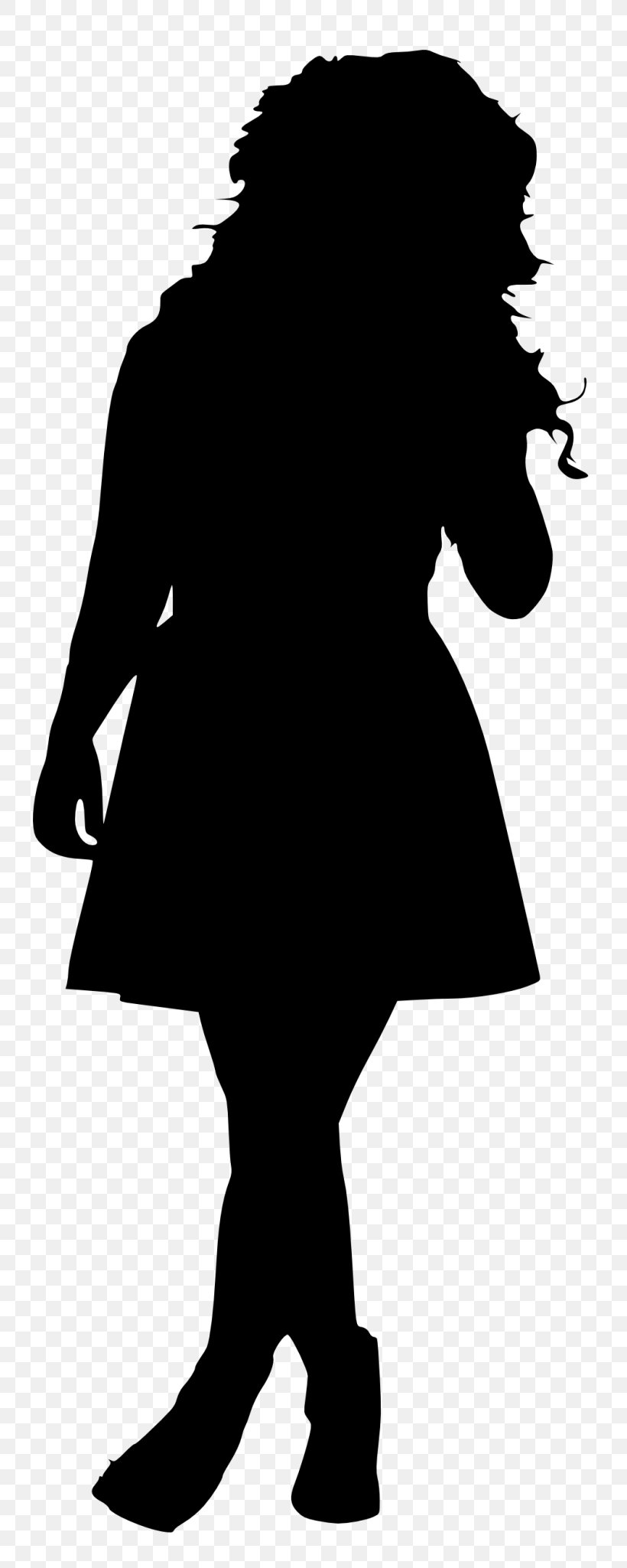 Silhouette Female, PNG, 768x2049px, Silhouette, Art, Black, Black And White, Female Download Free