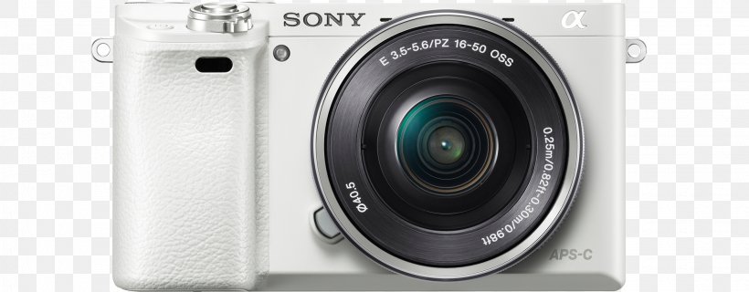 Sony α6000 Sony α5100 Sony Alpha 6300 Mirrorless Interchangeable-lens Camera, PNG, 2028x792px, Sony Alpha 6300, Active Pixel Sensor, Apsc, Camera, Camera Accessory Download Free