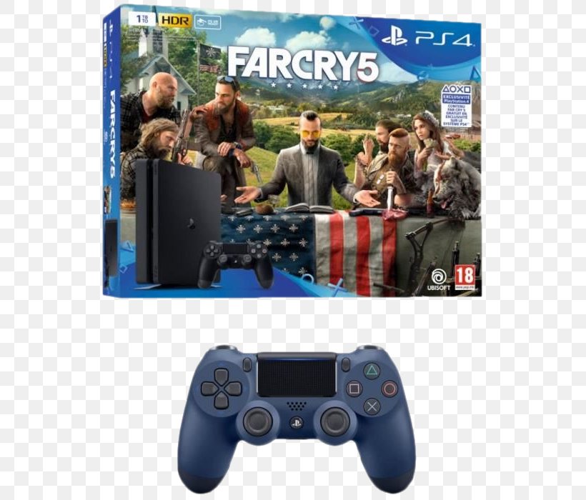 Sony PlayStation 4 Slim Far Cry 5 PlayStation VR, PNG, 700x700px, Playstation, Dualshock 4, Electronic Device, Electronics, Far Cry Download Free