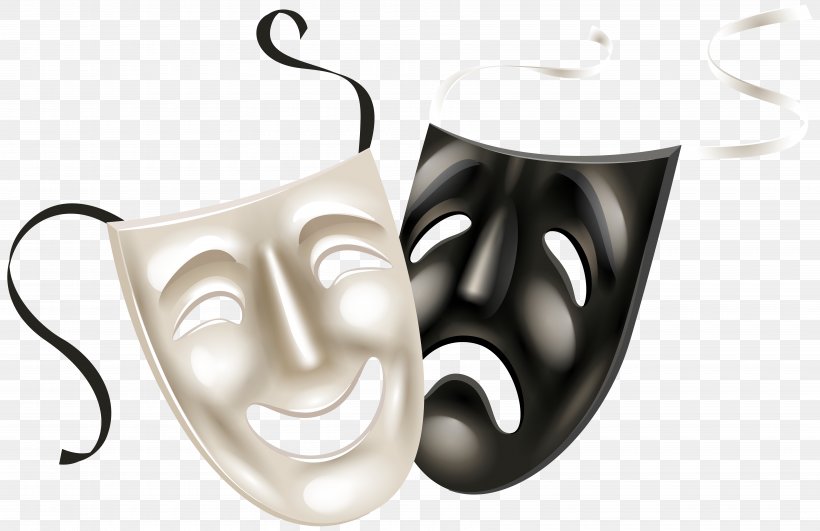 Theatre Mask Drama Clip Art, PNG, 7000x4536px, Theatre, Art, Body Jewelry, Comedy, Drama Download Free