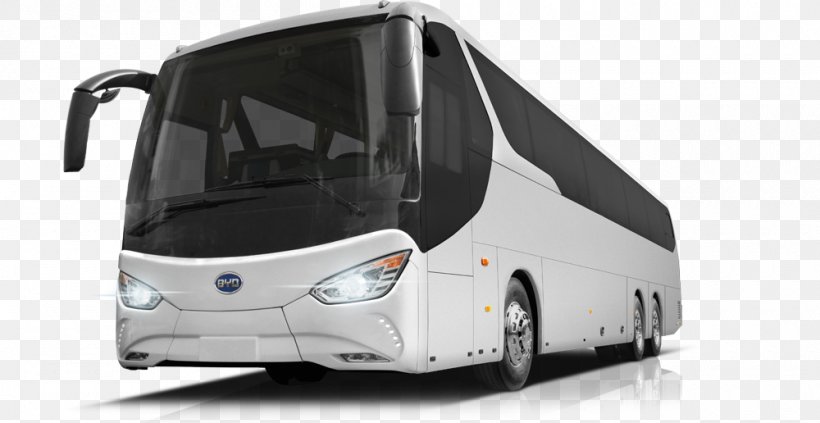 Bus Electric Vehicle Car BYD Auto Coach, PNG, 1000x516px, Bus, Automotive Design, Automotive Exterior, Battery Electric Vehicle, Brand Download Free