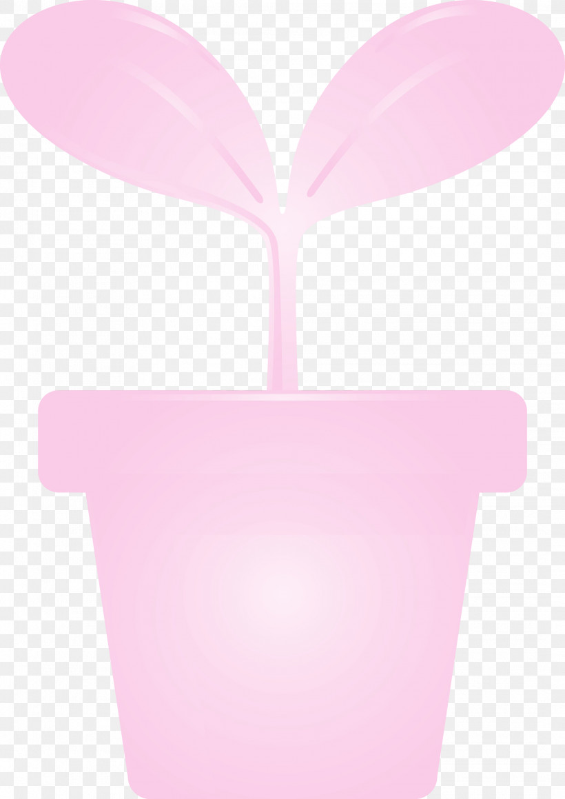 Pink Heart Flowerpot, PNG, 2122x3000px, Sprout, Bud, Flowerpot, Flush, Heart Download Free
