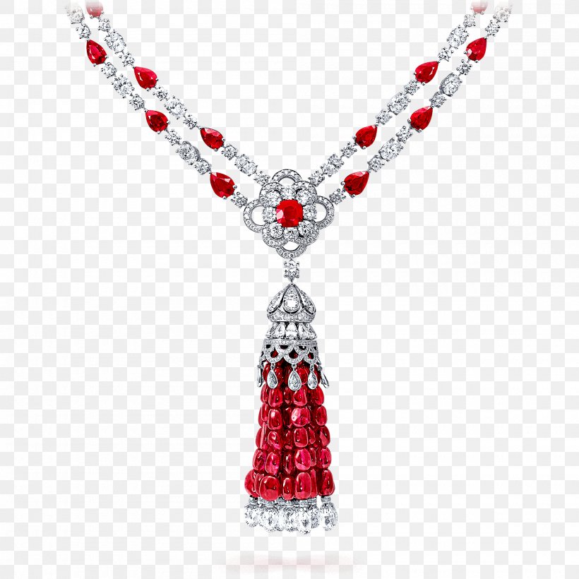 Ruby Graff Diamonds Earring Necklace, PNG, 2000x2000px, Ruby, Body Jewellery, Body Jewelry, Bracelet, Carat Download Free