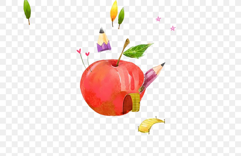 Apple Pencil, PNG, 665x530px, Apple, Drawing, Food, Fruit, Iphone Download Free