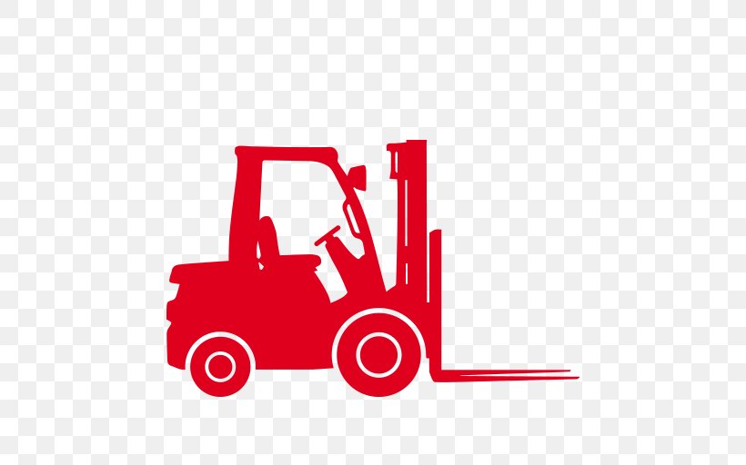 Forklift Reachtruck Logistics Pallet Clip Art, PNG, 512x512px, Forklift, Area, Brand, Cartoon, Counterweight Download Free