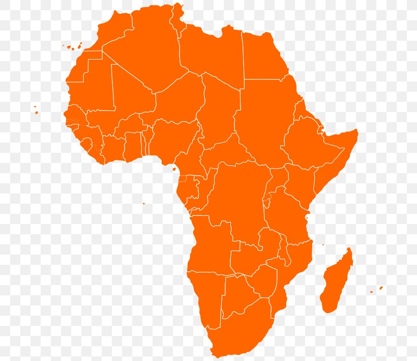 Africa Map Clip Art, PNG, 694x709px, Africa, Area, Map, Orange, Royaltyfree Download Free