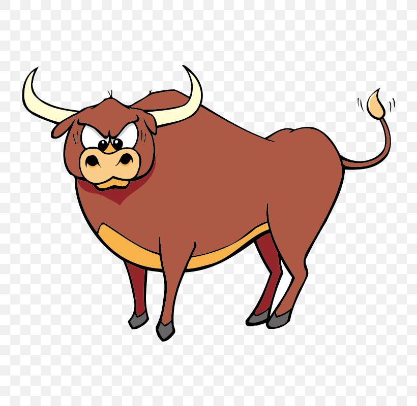 Cattle Bull Clip Art, PNG, 800x800px, Cattle, Art, Bull, Cartoon, Cattle Like Mammal Download Free