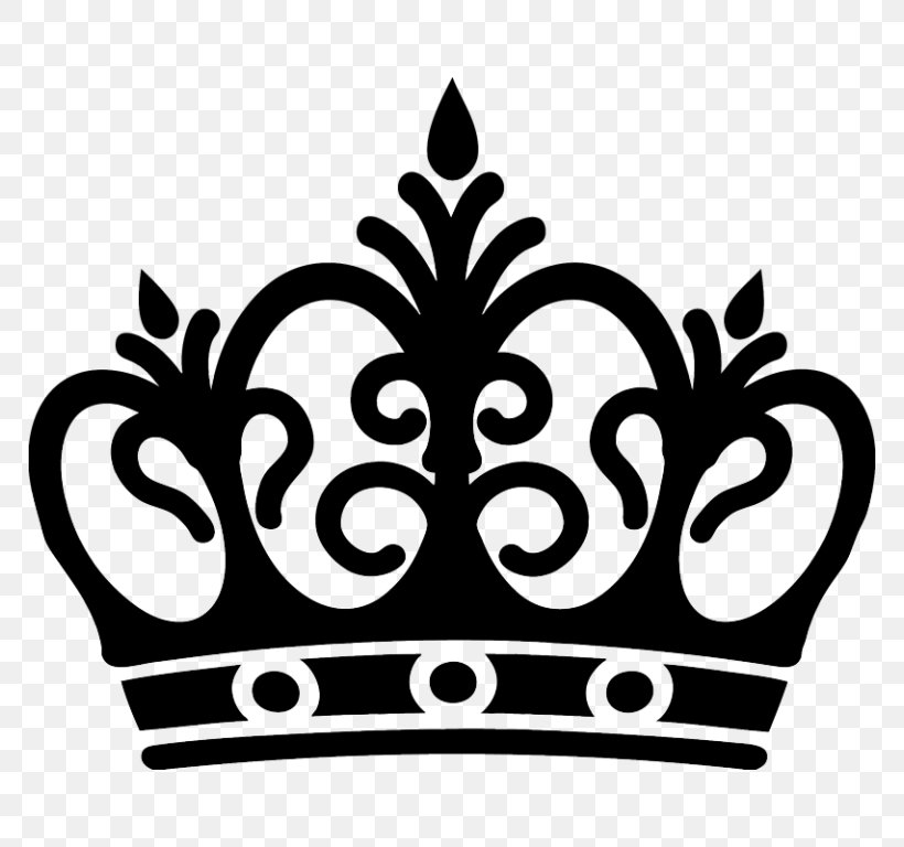 Crown Of Queen Elizabeth The Queen Mother Monarch Clip Art, PNG, 768x768px, Crown, Artwork, Black And White, Document, Fashion Accessory Download Free