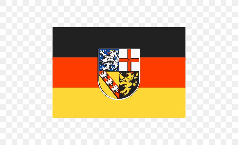 Flag Of Saarland Flag Of Saarland States Of Germany Fahne, PNG, 500x500px, Saarland, Brand, Coat Of Arms, Crest, Emblem Download Free