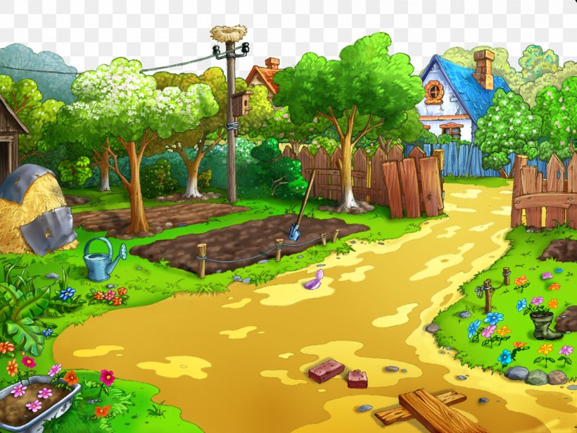 Gardening Cartoon Desktop Wallpaper Clip Art, PNG, 2400x1800px, Garden, Animation, Biome, Cartoon, Cartoon Network Download Free