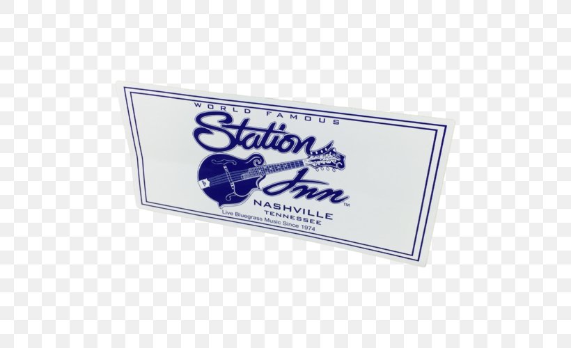 Station Inn Bumper Sticker Brand, PNG, 500x500px, Station Inn, Banjo, Bluegrass, Brand, Bumper Download Free