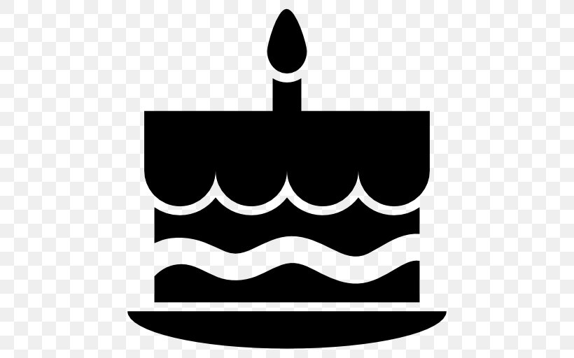 Birthday Cake, PNG, 512x512px, Birthday Cake, Birthday, Black, Black And White, Cake Download Free