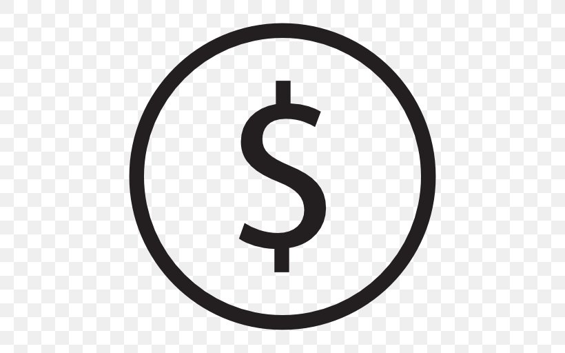 Dollar Sign Icon Currency Symbol United States Dollar, PNG, 512x512px, United States Dollar, Area, Bank, Brand, Coin Download Free
