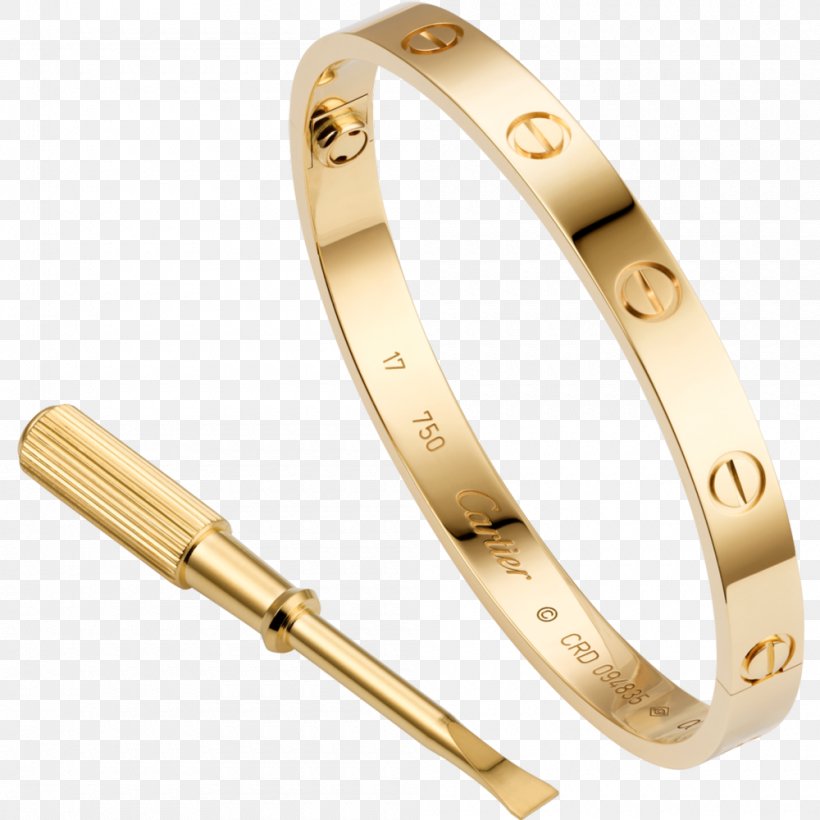 Love Bracelet Cartier Jewellery Gold, PNG, 1000x1000px, Love Bracelet, Aldo Cipullo, Bangle, Body Jewelry, Bracelet Download Free