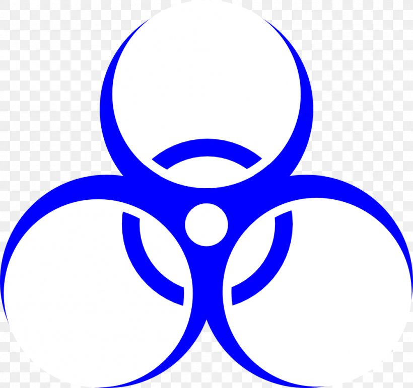 Biological Hazard Hazard Symbol Dangerous Goods, PNG, 999x940px, Biological Hazard, Area, Artwork, Dangerous Goods, Electric Blue Download Free