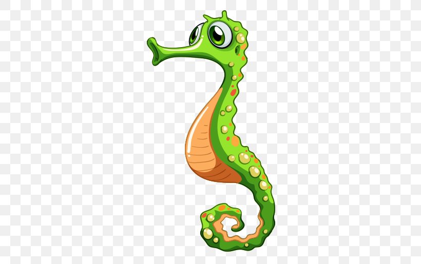 Drawing Seahorse Clip Art, PNG, 504x515px, Drawing, Animal Figure, Can Stock Photo, Green, Organism Download Free