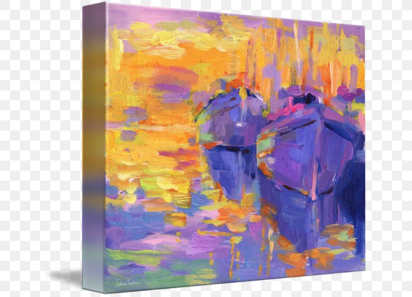 Modern Art Painting Impressionism Gallery Wrap, PNG, 650x592px, Modern Art, Acrylic Paint, Art, Artwork, Boat Download Free