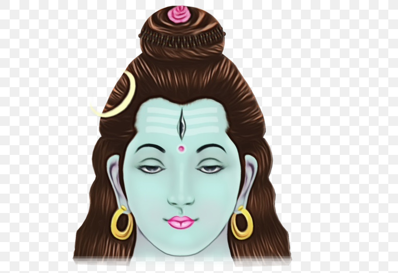 Shiva, PNG, 600x564px, Watercolor, Damaru, Mantra, Paint, Shiva Download Free