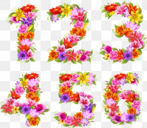 Number Flower, PNG, 408x510px, Number, Blingee, Flora, Floral Design