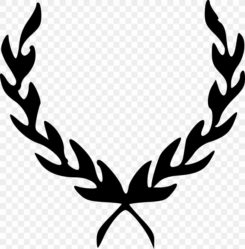 Laurel Wreath Bay Laurel Clip Art, PNG, 2359x2400px, Laurel Wreath, Antler, Artwork, Bay Laurel, Black And White Download Free