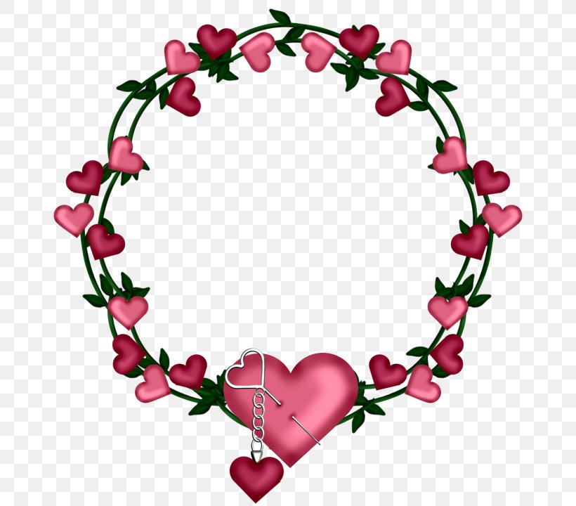 Clip Art Heart Portable Network Graphics Wreath Valentine's Day, PNG, 720x720px, Watercolor, Cartoon, Flower, Frame, Heart Download Free