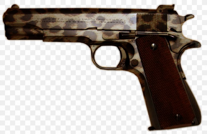 Trigger M1911 Pistol Firearm Revolver, PNG, 845x551px, 45 Colt, Trigger, Air Gun, Airsoft, Airsoft Gun Download Free