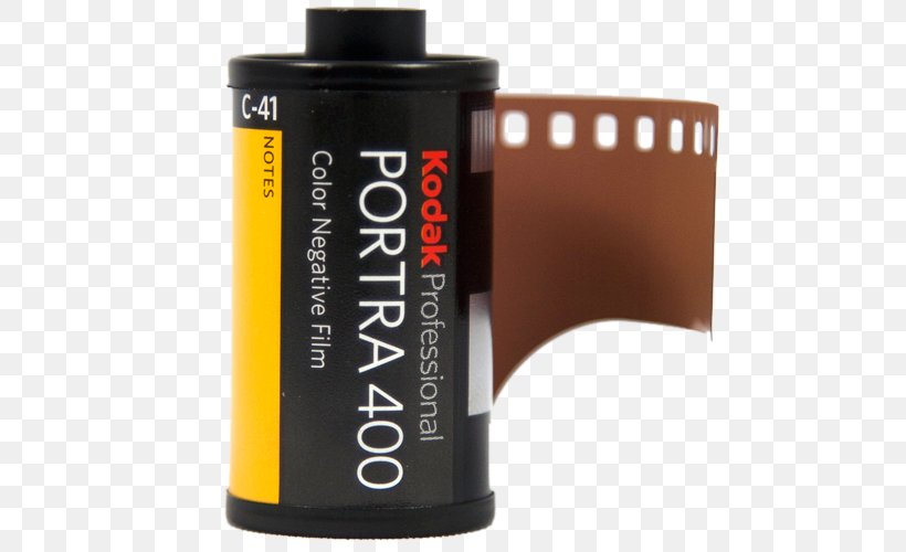 Photographic Film Kodak Portra Negative C-41 Process Photography, PNG, 500x500px, 35 Mm Film, 135 Film, Photographic Film, C41 Process, Camera Accessory Download Free
