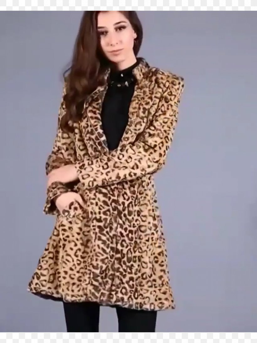 Fur Clothing Leopard Overcoat, PNG, 840x1120px, Fur Clothing, Clothing, Coat, Code, Fashion Download Free